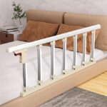 Barandillas Cama, Dispositivos Asistencia Médica Discapacitados, Cama Plegable Guardia Lateral Seguridad, Barandillas Acero con Almohadilla Espuma para Ancianos Adultos Niños